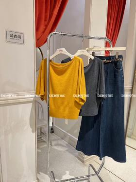 【门店同款】ENJOY秋季“光阴序语”五分袖套头针织 165744593