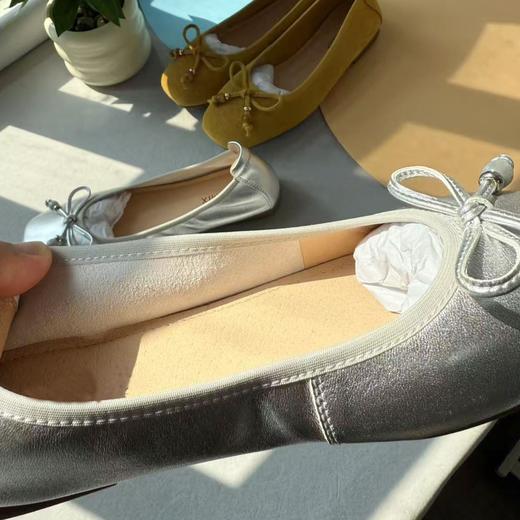 复古时尚百搭！2025蝴蝶结平底芭蕾舞袖浅口单鞋女门店！ 商品图3