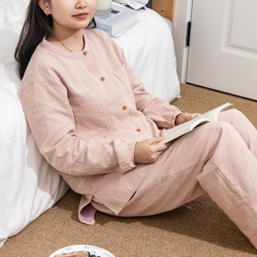 宜色家自在布衣双层纱家居服|老钱国风系列，升级韧柔纺纱线，耐穿不易变形 商品图0