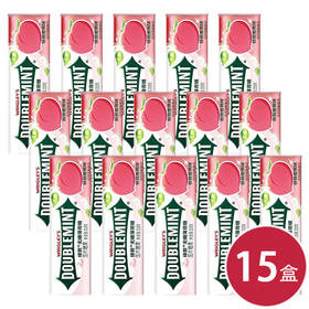 绿箭缤纷果味薄荷糖蜜桃味35粒铁盒装*15(6923450677858)