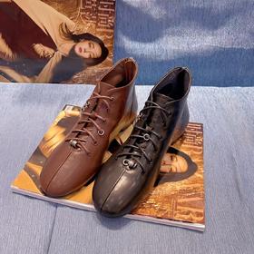 【云粉节】BF楼westory秋季新款圆头粗跟时尚马丁靴