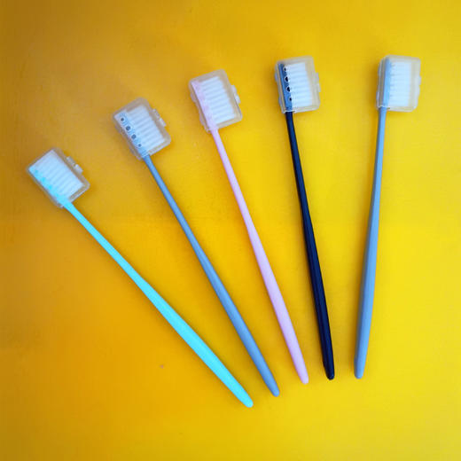 水晶毛牙刷 颜色随机 商品图0