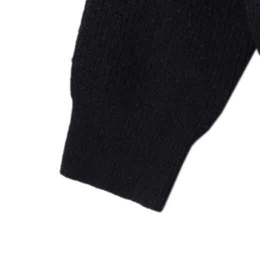 72623SDSA男士秋冬新款痞帅男装潮牌撞色钩花朵设计拉链开衫针织衫百搭 商品图4