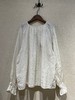 Gauze 圆领荷叶袖子上衣 商品缩略图4