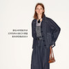 lost in echo2025早秋新款高级时尚宽松斗篷原色牛仔风衣短外套女 商品缩略图1