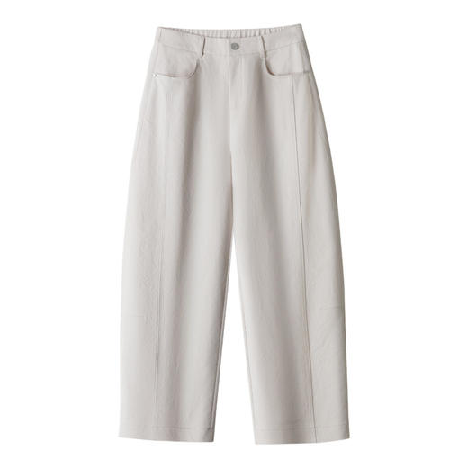 HSS 3059休闲哪吒裤松紧后腰宽松遮肉小个子弯刀裤 商品图4