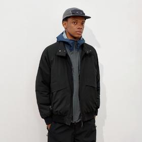 714street经典哈灵顿夹克2025冬季宽松工装外套男款户外防水棉服