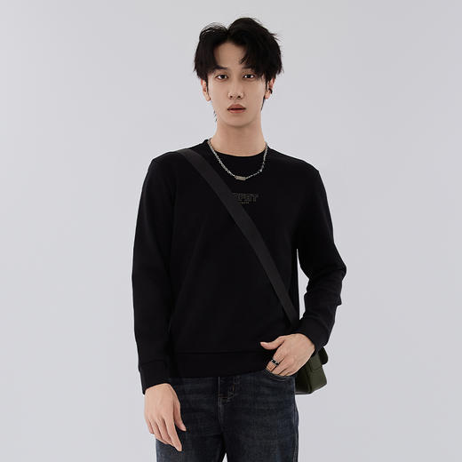 【新品上新】HX 春秋季圆领卫衣空气层面料Y106530003101 商品图0