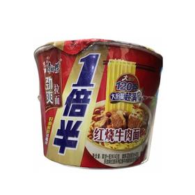 康师傅1倍半红烧牛肉面110g/桶