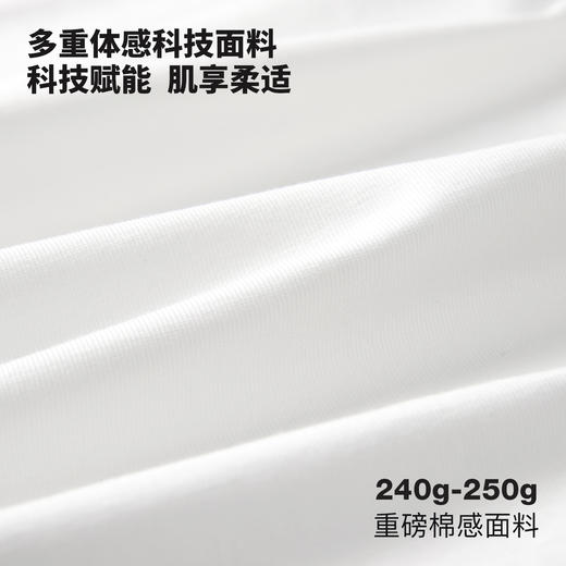 REDCHARCOAL红炭白色凉感速干logo短袖T恤男夏季新款男士情侣半袖 商品图4