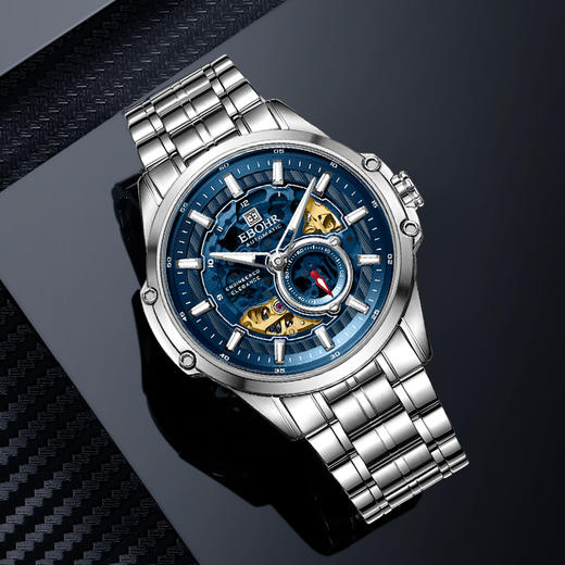 EBOHR依波表品牌官方正品镂空自动机械表男表1806 商品图2