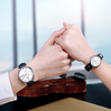 依波表手表EBOHR情侣款男表女表机械表腕表防水皮带日历3617 商品缩略图2