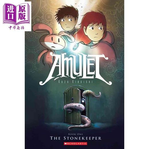 【中商原版】护身符1 Amulet #01 TheStonekeeper 英文原版 Kazu Kibuishi JK罗琳哈利波特美版封面画家 漫画 绘本小说 商品图0