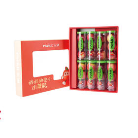乐淇小苹果186g*8 筒装礼盒