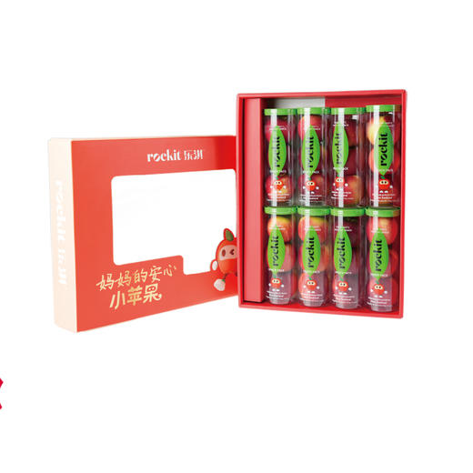 乐淇小苹果186g*8 筒装礼盒 商品图0