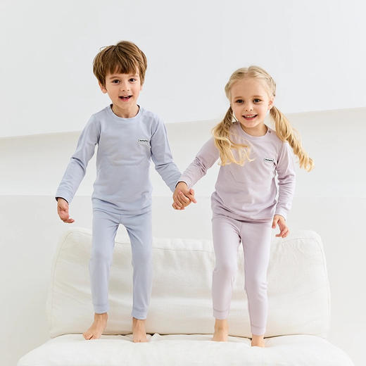 Domiamia 儿童云暖衣 保暖内衣肩开套装 打底衣秋衣 商品图1