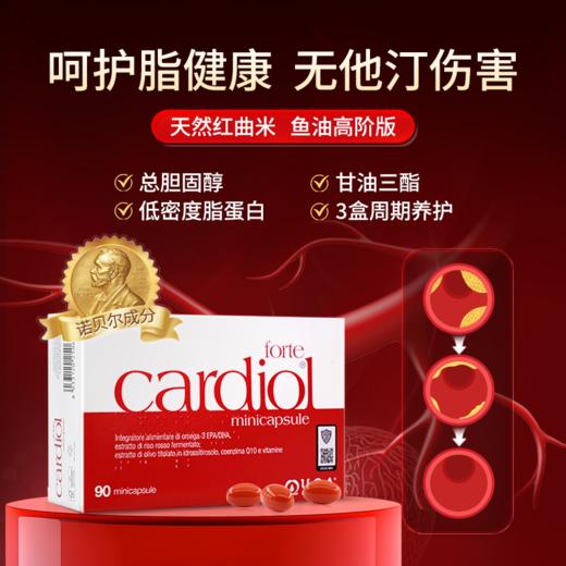 金凯撒红凯撒鱼油改善血脂四项总胆固醇90粒/盒 商品图0