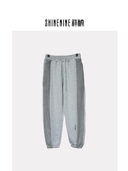 34393679拼接束脚针织裤 商品图0