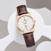 依波表EBOHR手表礼物女简约情侣石英表百搭真皮表带男士手表5186 商品缩略图2