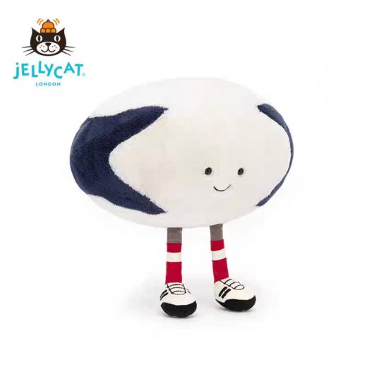 Jellycat趣味运动橄榄球毛绒玩偶可爱公仔送礼娃娃生日新婚礼物cj 商品图2