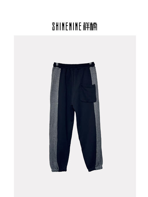 34393679拼接束脚针织裤 商品图3