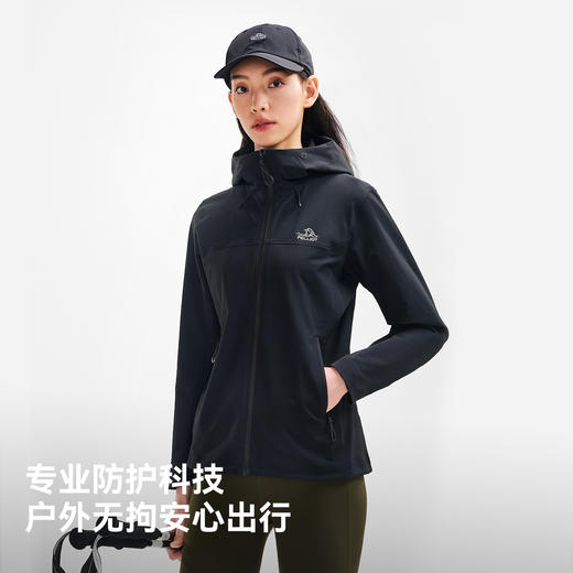 【风盾C25】伯希和软壳衣女2025年新款CORDURA户外轻量化冲锋外套 商品图4