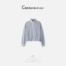 刘一一 “元气卫衣”经典简约立领撞色外套 CD2A1966