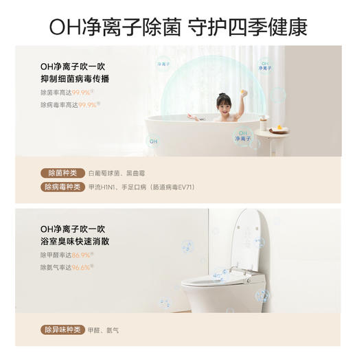 欧普（OPPLE）25新风暖浴霸母婴声控环出风除菌灯浴室排气扇卫生间智炫 商品图4