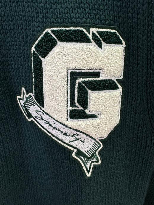 中性款logo针织毛衣开衫 商品图2