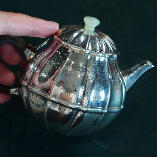 手工银壶南瓜小泡壶 约140g左右 商品图3