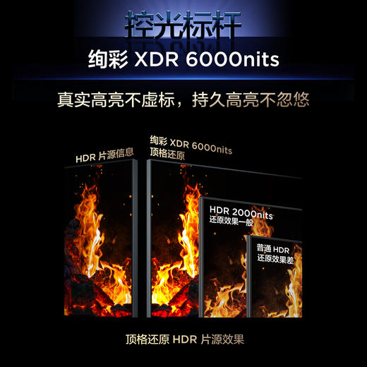 【新品上市】TCL电视 98Q10M Ultra 98英寸 RGB-Mini LED 超级蝶翼华曜屏 RGB万象分区 绚彩XDR 6000nits 超薄电视 商品图4