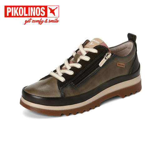 【云粉节】BF楼Pikolinos派高雁25秋季多材质拼接深口系带侧拉链平底单鞋PL250304吊牌价2480 商品图7