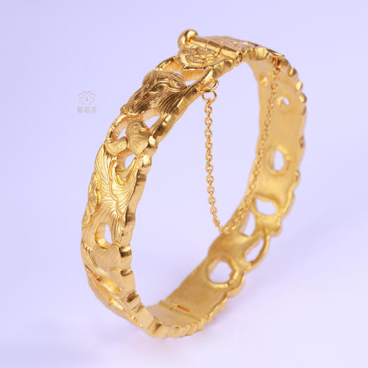 【福禄万代】足金手镯   ZX2508197 商品图3