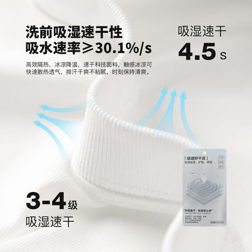 REDCHARCOAL 红炭凉感速干卡通涂鸦短袖T恤男潮牌夏宽松防晒半袖 商品图2