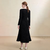 西遇法式小香风织带鱼尾针织裙女秋季新款名媛高级感连衣裙V3355202 商品缩略图4