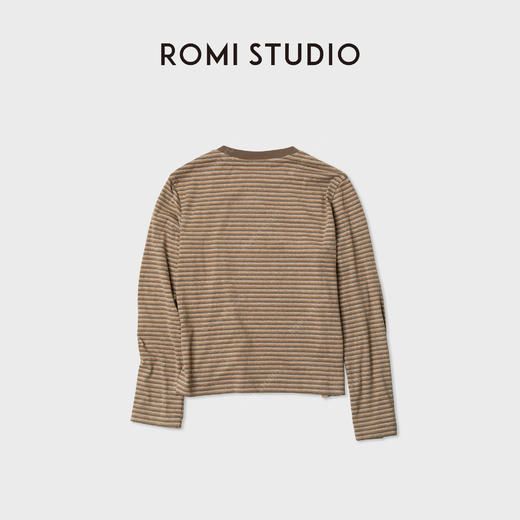 ROMI STUDIO"秋日暖阳"细密磨毛舒适柔软百搭长袖T恤RWCAS65454 商品图2