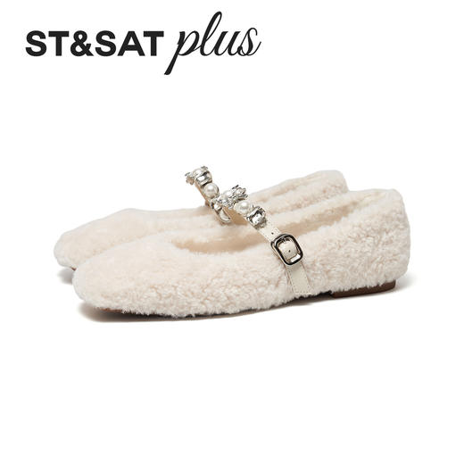 星期六精致珍珠钻扣毛绒玛丽珍SSD4111537 商品图8