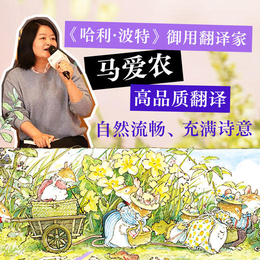 野蔷薇村的故事特装刷边书涂色书限量纪念套装 商品图3