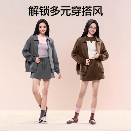 SIINSIIN短外套女款秋季Polo领夹克上衣 商品图4