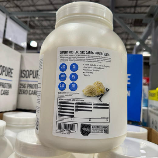 Isopure蛋白粉降价了，一年一次限时特价！📣ISOPURE乳清蛋白粉香草味，美国🇺🇸直邮特价498元/3.4LB！ 商品图4
