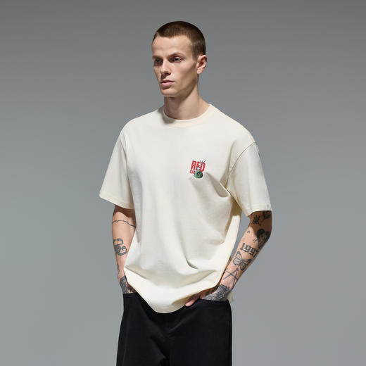 REDCHARCOAL红炭凉感速干老鼠印花短袖T恤男夏季新款宽松男士半袖 商品图1