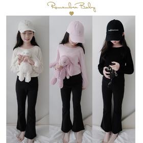 现货 / SILKY & SNUG | 亲子款 康赛妮真丝羊绒上衣 莱卡裸感微喇双面磨毛长裤