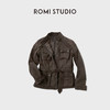 ROMI STUDIO“复古英伦”油蜡混纺做旧防风夹克外套 RWCAWY4691 商品缩略图0