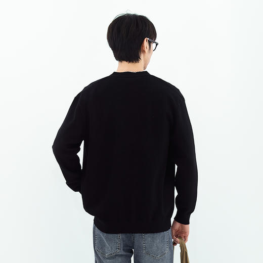 【新品上新】HX 秋季V领开胸毛衫S107533258101 商品图4