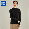 罗蒙秋冬女士半高领金丝套头羊毛衫百搭显瘦针织衫舒适打底衫上衣 商品缩略图0