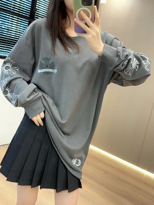 克家刺绣十字提花卫衣 商品图2