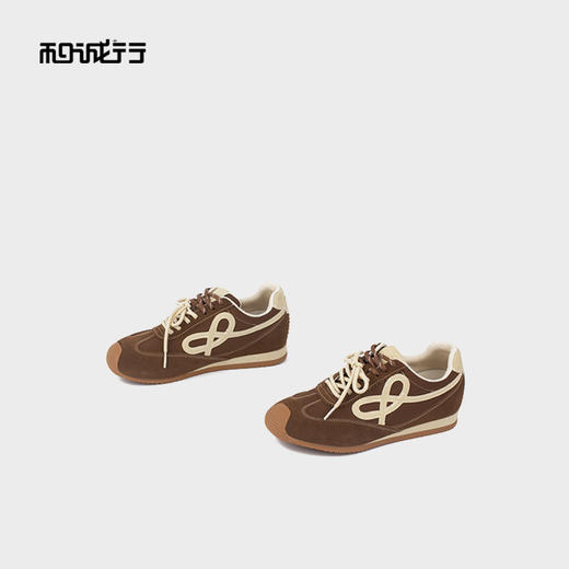 和诚行秋季新款透气薄底德训运动女式休闲板鞋0010852 商品图3