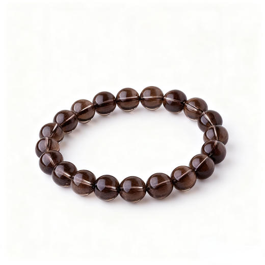 茶水晶手串 自然剔透 颗颗精选 商品图6