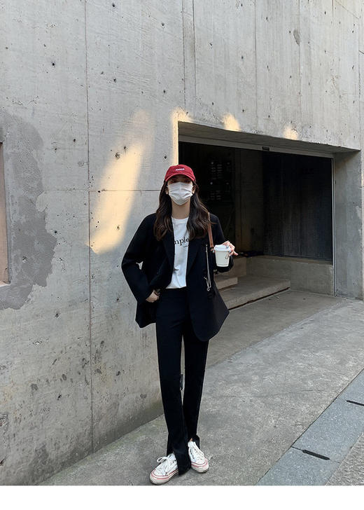 巨巨巨百搭显瘦开叉闪电裤 商品图4