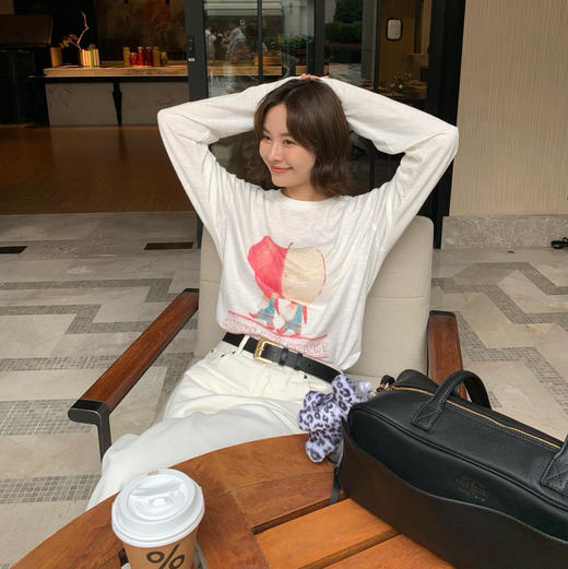 设计师Epide Prefab苹果长袖T恤091502 商品图3